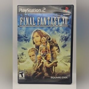 Final Fantasy XII (PS2) Complete CIB w/ Manual & Memory Card - Tested
